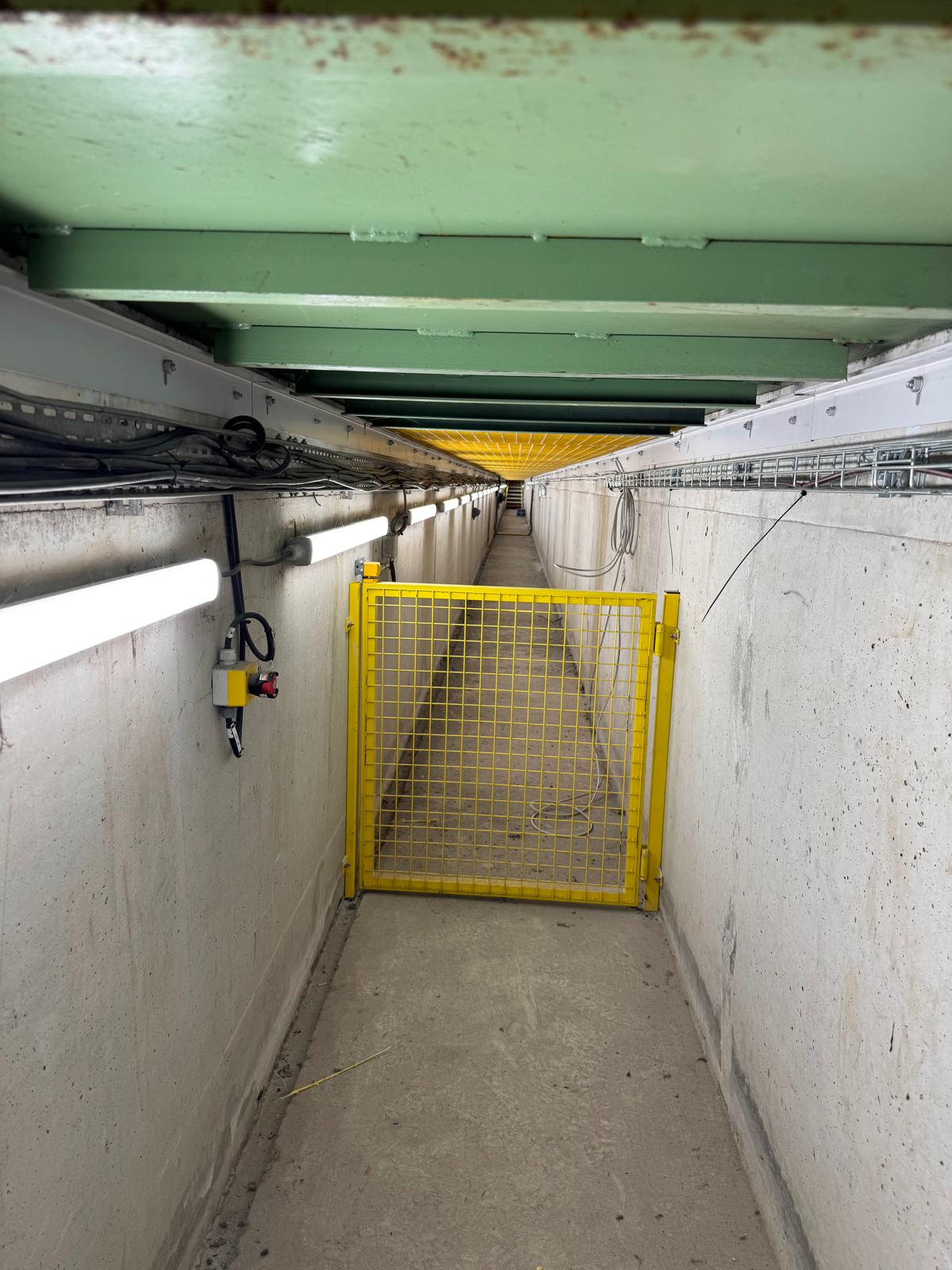 Eclairage d'une fosse